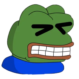 😣 140a1eea Pepe the Frog ペペ, カエル, ミーム, インターネット, 絵文字 telegram sticker