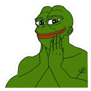 😊 889b909b Pepe the Frog ペペ, カエル, ミーム, ネットミーム telegram sticker
