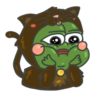 Pepe costume @stickerswc telegram stickers