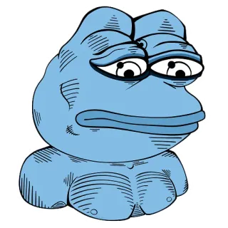 😔 60de35ba Pepe the Frog Pepe si Katak, Meme, Katak, Meme Internet telegram sticker
