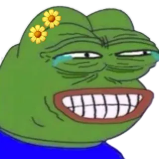 😂 45010654 Pepe the Frog Meme, Pepe, Rana, Meme di Internet, divertente telegram sticker