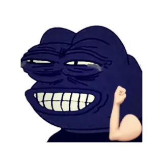😂 73833057 Pepe the Frog Meme, Rana, Internet, Umorismo telegram sticker