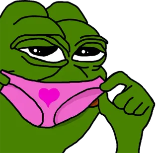 👃 ec407cbd Pepe the Frog pepe, frosch, meme, slip, unterwäsche, herz telegram sticker