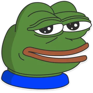 😐 5c1f32fc Pepe the Frog Meme, Żaba, Pepe, Internet whatsapp sticker
