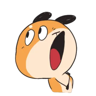 😮 184d31bc 만화, 동물, 귀여운, 애니메이션, 웃긴, 귀여미 telegram sticker