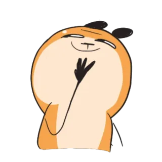 😏 1e9520ff 동물, 햄스터, 만화, 제스처, 유머 telegram sticker