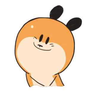 🙂 2a886fb5 만화, 동물, 귀여운, 햄스터, 카와이, 스티커 telegram sticker