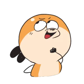 🤔 52d414a4 만화, 캐릭터, 귀여운, 웃긴, 동물 telegram sticker