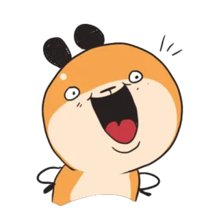 😏 64494a35 동물, 만화, 귀여운, 웃긴, 행복한, 표정 telegram sticker