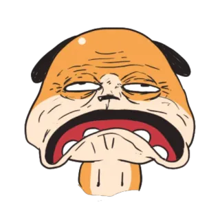 😫 89f4a1a8 밈, 웃긴, 표정, 만화, 인터넷 문화 telegram sticker