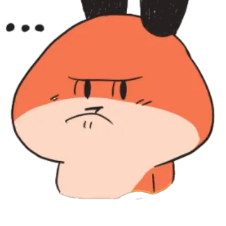 😩 a0ec2860 여우, 만화, 동물, 귀여운, 화난, 털복숭이 telegram sticker