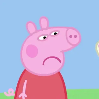 🐽 7d42b58d Peppa Pig peppa, świnka, kreskówka, program dla dzieci, różowy telegram sticker