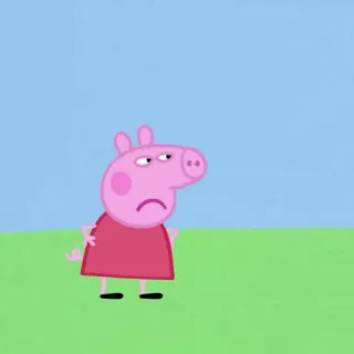 🐽 809e2a61 Peppa Pig Kreskówka, Świnia, Peppa, Dzieci, Postać telegram sticker