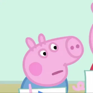 🐽 8637d7fa Peppa Pig kreskówka, świnia, Peppa, dzieci, animowany telegram sticker