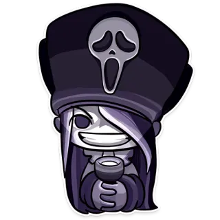 👻 0bd6ff29 สยองขวัญ, ghostface, หวีด, ตัวละคร, ตัวร้าย whatsapp sticker