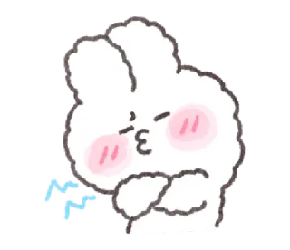 💬 781545d8 토끼, 화난, 귀여운, 이모티콘, 스티커 telegram sticker