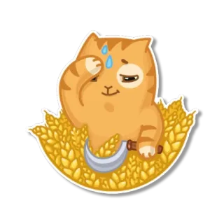 persik _the_cat telegram stickers