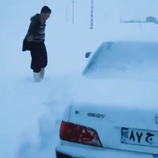 👍 160e8309 neve, auto, inverno, meteo, viaggio, nevoso whatsapp sticker