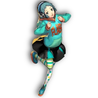 ☺ 92966791 Aigis Persona アニメ, ゲーム, ロボット, ヘッドホン, かわいい telegram sticker