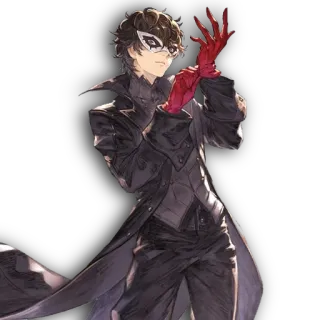 🃏 9cf79c8d Joker Persona 5 ペルソナ, 怪盗, 盗賊, ジョーカー, アニメ, ビデオゲーム telegram sticker