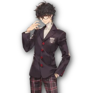 😏 b5423780 Joker Persona 5 アニメ, ゲーム, 主人公, 怪盗 telegram sticker