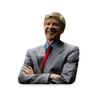 😆 7c8f9371 Arsène Wenger soccer, manager, football, arsenal, sports telegram sticker