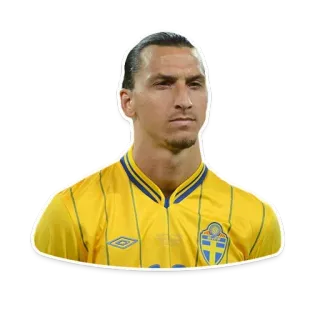 😏 9254a64d Zlatan Ibrahimović soccer, football, athlete, zlatan, sweden, ibrahimovic telegram sticker