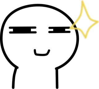 😉 a189f4a7 выражение, лицо, персонаж, эмоция, улыбка, блеск telegram sticker