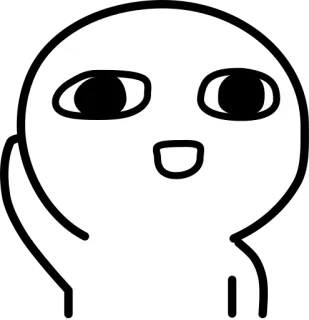 😅 cf1a43ca мультфильм, эмодзи, персонаж, стикер, иллюстрация telegram sticker