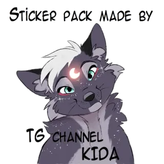✏️ 060a07f0 Sticker Pack Made By IG Channel Kida lobo, furry, adesivo, animal, desenho animado whatsapp sticker