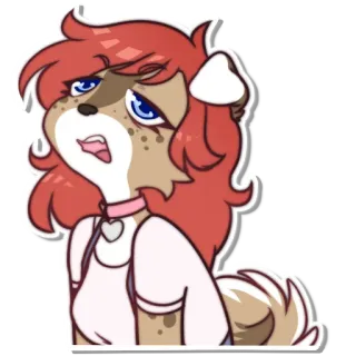 😒 0d920069 Antro, Cachorro, Desenho animado, Furry, Personagem whatsapp sticker