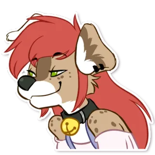 😏 1bb6fd32 furry, cachorro, antropomórfico, adesivo, desenho animado whatsapp sticker