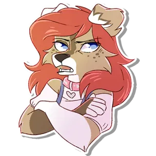 😒 e2b20c58 cachorro, desenho animado, personagem, animal, feminino whatsapp sticker