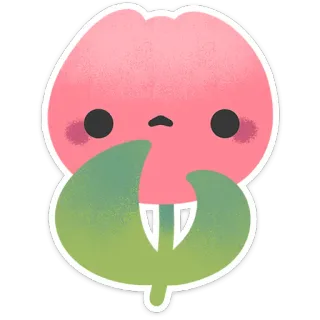 🌸 e451dd8b fiore, carino, kawaii, pianta, adesivo telegram sticker