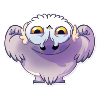 💪 e7c05ff1 monster, creature, cartoon, cute, funny, character telegram sticker