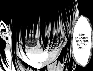 👿 08c14828 SEN
TO L'ODO
RE DI UNA
PUTTA
NA... Manga, Anime, Ilustracja, Komiks, Obraźliwy język telegram sticker