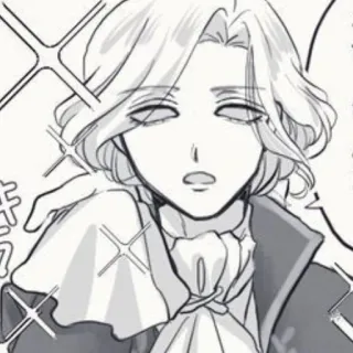 📷 545c92fb Anime, Manga, Charakter, Porträt, Illustration, Glitzer, Ästhetik telegram sticker