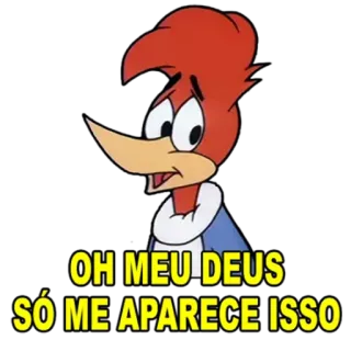 😟 decefe2d Woody Woodpecker OH MEU DEUS
SÓ ME APARECE ISSO 우디 우드페커, 만화, 새, 충격, 맙소사, 애니메이션 telegram sticker