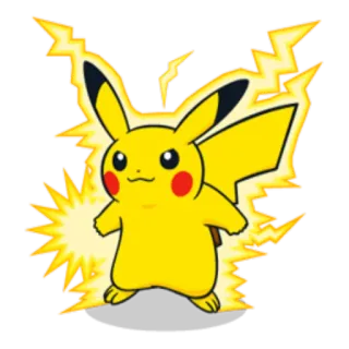 😠 7876b5e3 Pikachu Pikachu, Pokémon, Electric, Anime, Cartoon whatsapp sticker