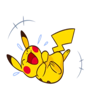 🤣 bdba903f Pikachu pikachu, pokemon, character, cartoon, anime, shocked, electricity whatsapp sticker