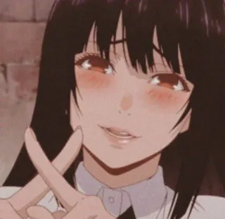 😌 122c5d84 Yumeko Jabami Kakegurui Anime, Chica, Sonrisa, Apuestas, Kakegurui, Yumeko Jabami telegram sticker