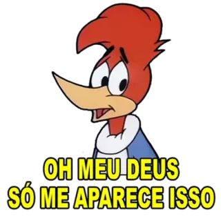 😱 324a8349 Woody Woodpecker OH MEU DEUS
SO ME APARECE ISSO woody woodpecker, cartone animato, divertente, sorpresa, oh mio dio, adesivo whatsapp sticker