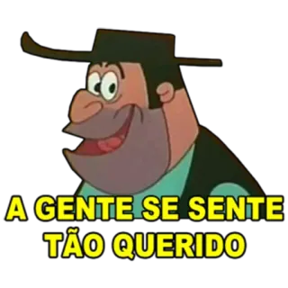 🤗 c75876a4 A GENTE SE SENTE TÃO QUERIDO Cartone animato, Uomo, Felice, Espressione, Ritratto whatsapp sticker