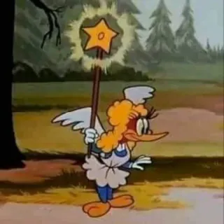 ✨ 447e6aab Cartoon, Fee, Magie, Zauberstab, Lustig, Animation telegram sticker