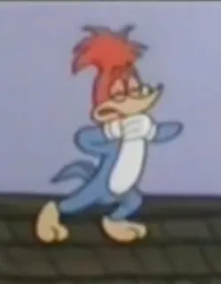 😵 e7440a97 Woody Woodpecker Cartoon, Specht, Vogel, Lustig, Klassisch, Animation telegram sticker