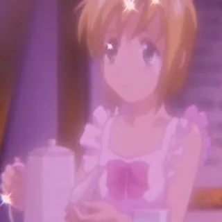 🌟 e68661f2 Anime, Dziewczyna, Pokojówka, Herbata, Kawaii, Słodkie telegram sticker