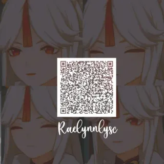 🎐 3384cf75 Raelynnlyse personage, kunst, qr code telegram sticker