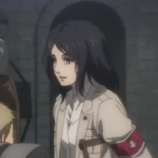 ❤️ 5a82a82d Pieck Finger Attack on Titan Anime, Meisje, Personage, Pieck Finger, Attack on Titan telegram sticker