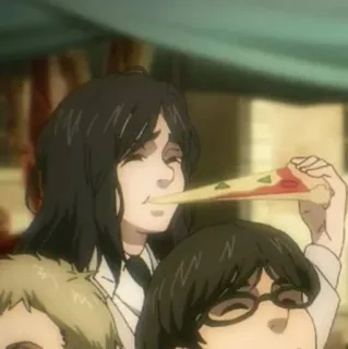 ❤️ 726620e1 Anime, Pizza, Eten telegram sticker