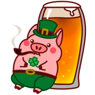 Pig Valera @Pig_and_friends / @Mari_Deinos whatsapp stickers